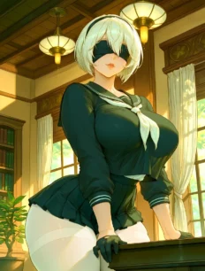 2B hentai ai SFW preview 15