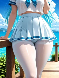 Aqua hentai ai SFW preview 8