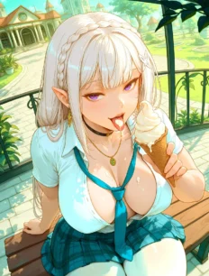 Emilia hentai ai SFW preview 22