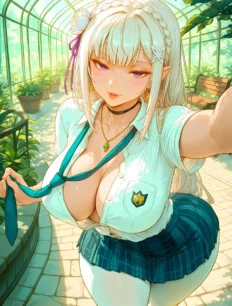 Emilia hentai ai SFW preview 5