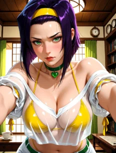 Faye Valentine hentai ai SFW preview 15