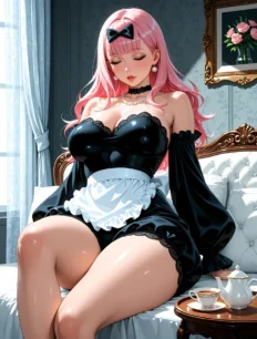 Fujiwara Chika hentai ai SFW preview 5