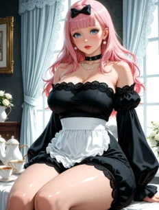 Fujiwara Chika hentai ai SFW preview 6