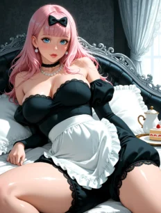 Fujiwara Chika hentai ai SFW preview 8