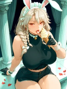Grayfia Lucifuge hentai ai SFW preview 2