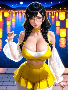 Hanekawa Tsubasa hentai ai SFW preview 14