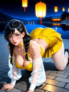 Hanekawa Tsubasa hentai ai SFW preview 17