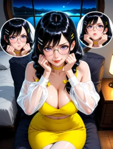 Hanekawa Tsubasa hentai ai SFW preview 4