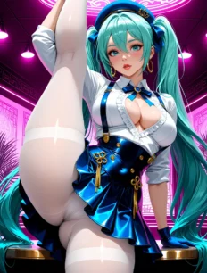 Hatsune Miku hentai ai SFW preview 10