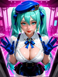 Hatsune Miku hentai ai SFW preview 12