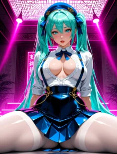 Hatsune Miku hentai ai SFW preview 17