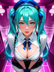 Hatsune Miku hentai ai SFW preview 1