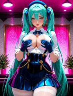 Hatsune Miku hentai ai SFW preview 23