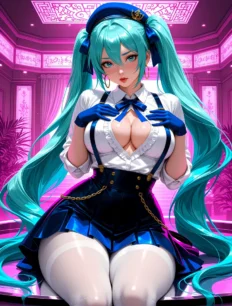 Hatsune Miku hentai ai SFW preview 24