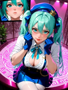 Hatsune Miku hentai ai SFW preview 25