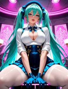 Hatsune Miku hentai ai SFW preview 28