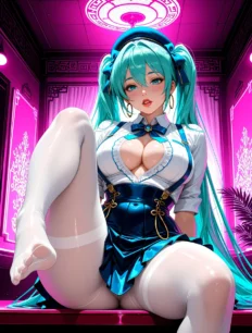 Hatsune Miku hentai ai SFW preview 2