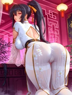 Himejima Akeno hentai ai SFW preview 15