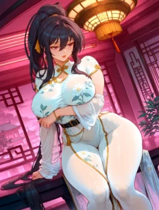 Himejima Akeno hentai ai SFW preview 5
