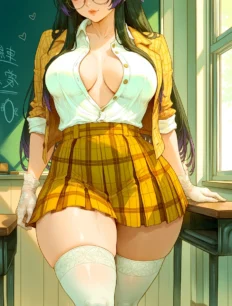 Kochou Kanae hentai ai SFW preview 13