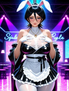 Kuchiki Rukia hentai ai SFW preview 12