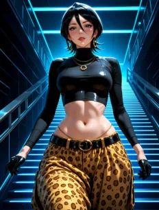 Kuchiki Rukia hentai ai SFW preview 1