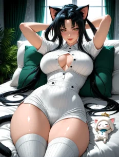 Kuroka hentai ai SFW preview 10