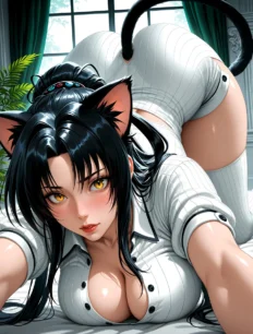 Kuroka hentai ai SFW preview 14