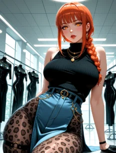 Makima hentai ai SFW preview 19