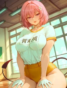 Momo Velia Deviluke hentai ai SFW preview 22