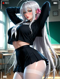 Rossweisse hentai ai SFW preview 19