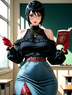 Shizune hentai ai SFW preview 1