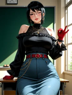 Shizune hentai ai SFW preview 5