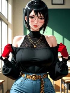 Shizune hentai ai SFW preview 7