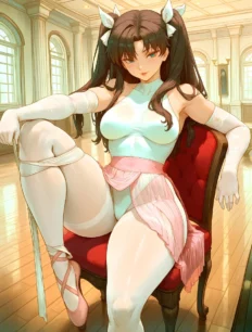 Tohsaka Rin hentai ai SFW preview 10