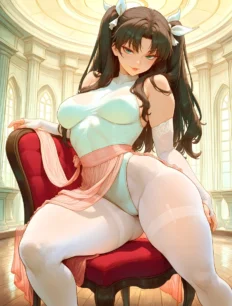 Tohsaka Rin hentai ai SFW preview 11