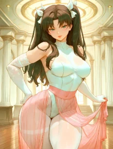 Tohsaka Rin hentai ai SFW preview 20