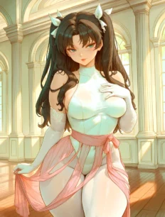 Tohsaka Rin hentai ai SFW preview 21