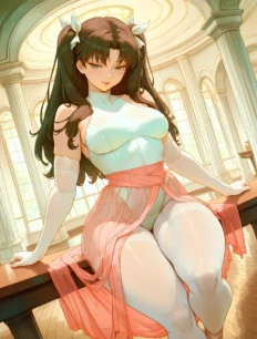 Tohsaka Rin hentai ai SFW preview 23