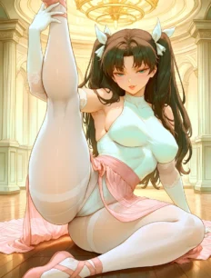 Tohsaka Rin hentai ai SFW preview 6