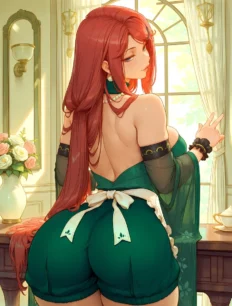 Uzumaki Kushina hentai ai SFW preview 4