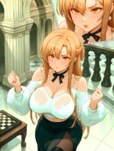 Yuuki Asuna hentai ai SFW preview 22