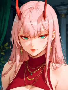 Zero Two hentai ai SFW preview 12