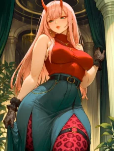 Zero Two hentai ai SFW preview 18