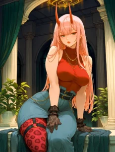 Zero Two hentai ai SFW preview 4