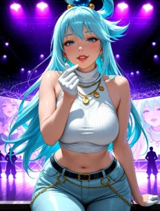 Aqua hentai ai SFW preview 14