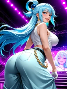 Aqua hentai ai SFW preview 15