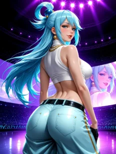 Aqua hentai ai SFW preview 16