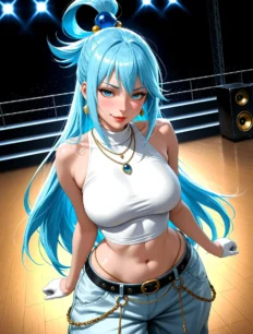 Aqua hentai ai SFW preview 1