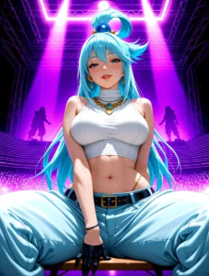 Aqua hentai ai SFW preview 4